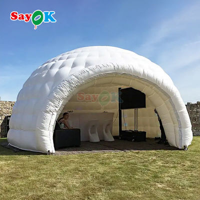 Tenda de iglu inflável portátil à prova d'água de tecido de Oxford para festa Eventos Clube Aluguer de casamento