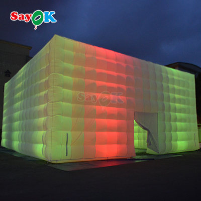 100 pessoas gigante LED evento de festa ao ar livre discoteca tenda inflável