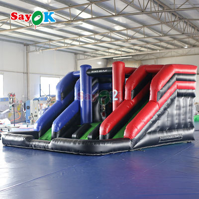 Commercial inflável Combo Slide Duplo inflável Bounce House gigante inflável Slide para o exterior