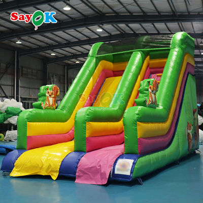 Slide de piscina inflável PVC Slide inflável combinado e Slide de piscina gigante inflável para venda