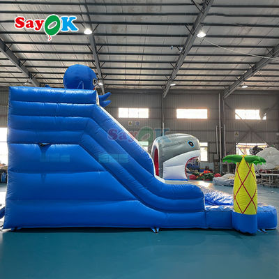 Grande Slide Combo Inflável Tubarão Slide de Água Inflável Piscina Slide de Água Inflável Comercial para Atacado