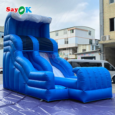 Deslizantes comerciais infláveis de parque aquático para jogos Deslizantes aquáticos ao ar livre Deslizantes aquáticos para saltar Deslizantes infláveis para adultos
