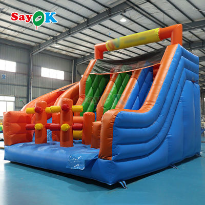 Slide inflável gigante PVC inflável seco Slide duplo comercial Slide inflável Casa de salto para aluguel