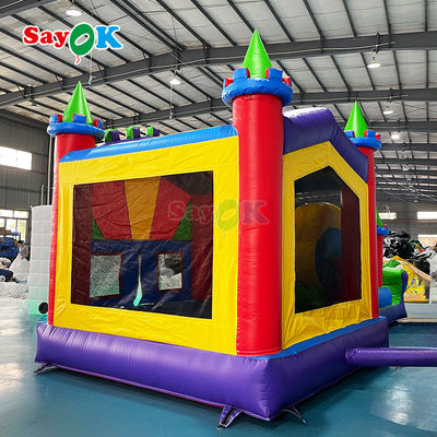 Sayok Inflatable Bouncer House Castle PVC Inflatable Bounce Slide Commercial Inflatable Bouncing Combo Slide para Eventos