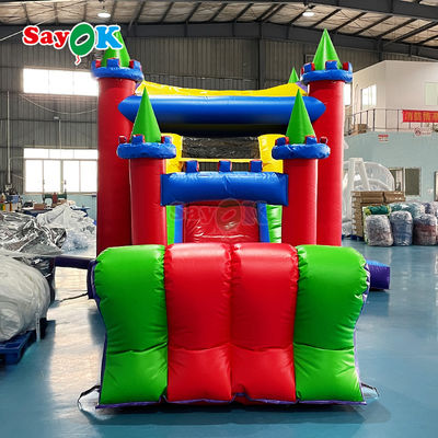 Sayok Inflatable Bouncer House Castle PVC Inflatable Bounce Slide Commercial Inflatable Bouncing Combo Slide para Eventos