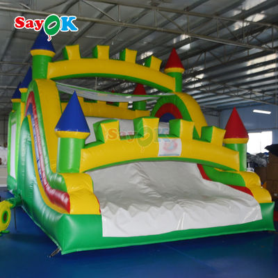 Commercial Outdoor Inflável Slide Seco Slide Inflável Slide de Água Para Adultos Slide Inflável Bounce House Castelo de Salto