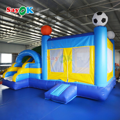 Casa de salto inflável de qualidade comercial com deslizamento Casa de salto inflável Castelo de salto para brinquedo do parque