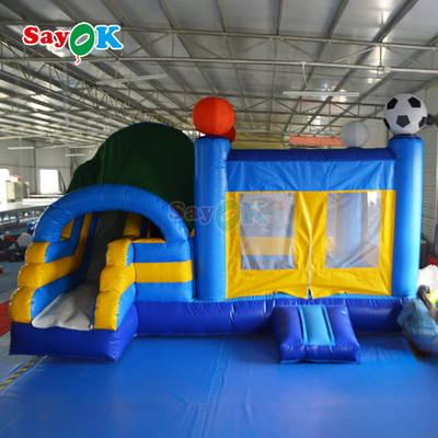Casa de salto inflável de qualidade comercial com deslizamento Casa de salto inflável Castelo de salto para brinquedo do parque