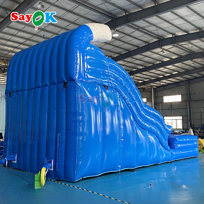 Deslizador de água inflável com piscina fábrica personalizado deslizador de água gigante comercial para adultos