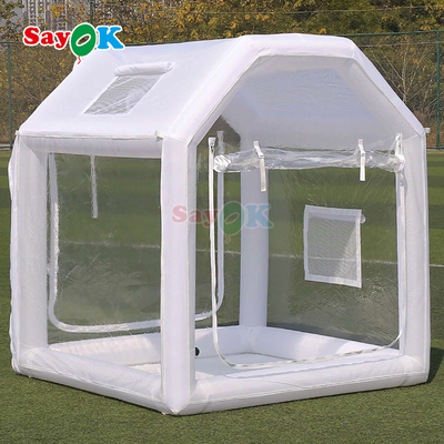 Casa de bolhas transparente para crianças