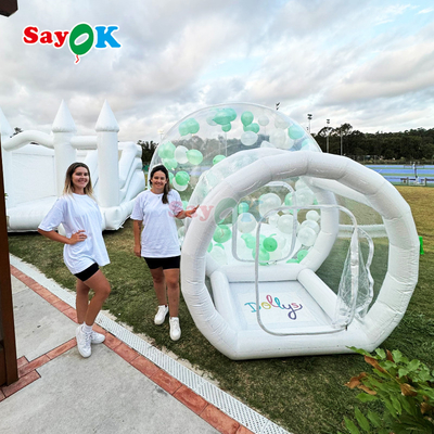 Armazém Casa de Balão de Bolhas Portátil PVC Casa de Tenda de Bolhas de Festa Inflável
