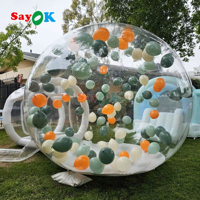 Sayok Customizado Transparente Casa de Bolhas Balão Tenda de Ar Inflavel para Festas ao Ar Livre