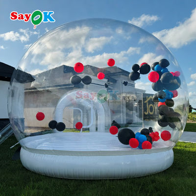 Sayok Customizado Transparente Casa de Bolhas Balão Tenda de Ar Inflavel para Festas ao Ar Livre