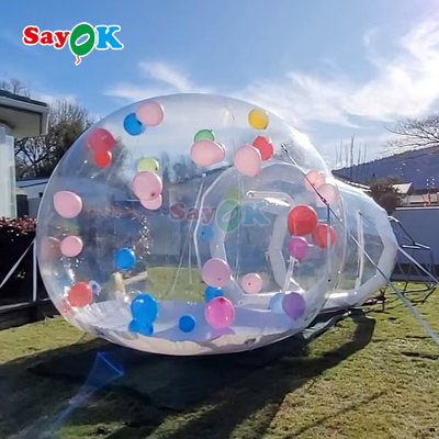 Casa de Balões de Bolhas Transparente PVC Tenda de Bolhas de Festa Inflavel