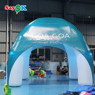 Tenda de aranha inflável promoção 4 pernas comercial tenda de aranha cúpula inflável tenda de aranha inflável personalizada tenda de aranha 4x4m para aluguel
