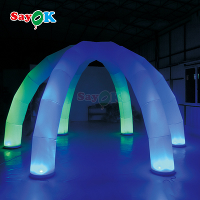 Tenda de exposição portátil Marquee inflável Custom Dome Spider Tent Publicidade Tenda de aranha inflável para evento ao ar livre