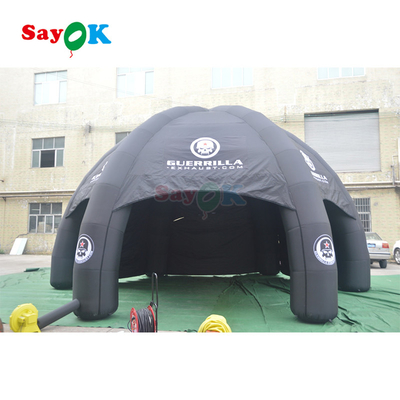 Tenda de aranha inflável portátil Tenda de aranha inflável de cúpula personalizada Tenda de aranha gigante inflável para promoção