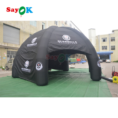 Tenda de aranha inflável portátil Tenda de aranha inflável de cúpula personalizada Tenda de aranha gigante inflável para promoção