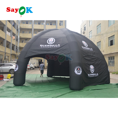 Tenda de aranha inflável portátil Tenda de aranha inflável de cúpula personalizada Tenda de aranha gigante inflável para promoção