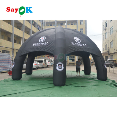 Tenda de aranha inflável portátil Tenda de aranha inflável de cúpula personalizada Tenda de aranha gigante inflável para promoção