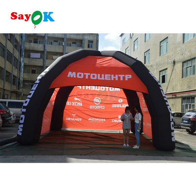 Tenda de canvas inflável Gazebo Gigante PVC aranha inflável Marquee House Tenda de aranha com logotipo personalizado