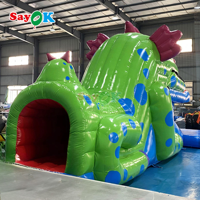 PVC de alta qualidade personalizado grande castelo de saltos ao ar livre cidade divertida parque inflável brinquedo slide casa de salto