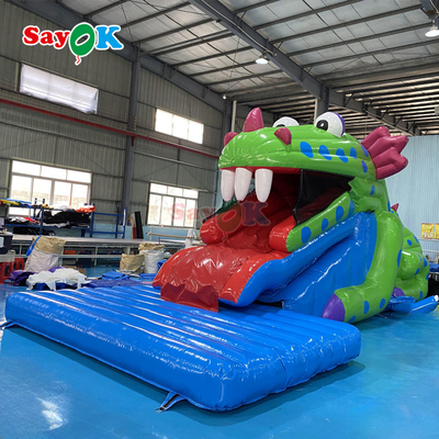 PVC de alta qualidade personalizado grande castelo de saltos ao ar livre cidade divertida parque inflável brinquedo slide casa de salto