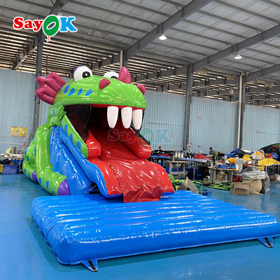 PVC de alta qualidade personalizado grande castelo de saltos ao ar livre cidade divertida parque inflável brinquedo slide casa de salto