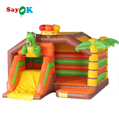 Popular Bouncer inflável Outdoor Bouncer inflável Combo Slide Commercial Inflável Jumping Bouncer Castelo para Crianças