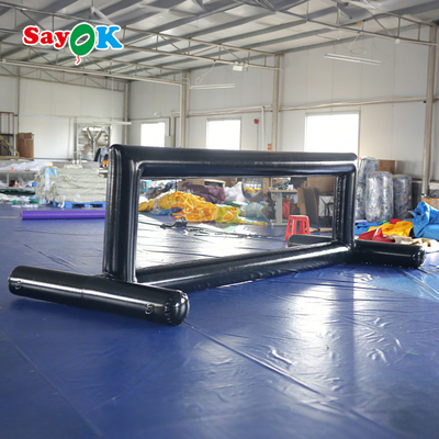 Quadra de Voleibol Inflável em PVC para Piscina, Quadra de Voleibol Aquático Inflável para Jogos Aquáticos ao Ar Livre