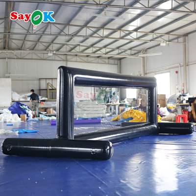 Quadra de Voleibol Inflável em PVC para Piscina, Quadra de Voleibol Aquático Inflável para Jogos Aquáticos ao Ar Livre