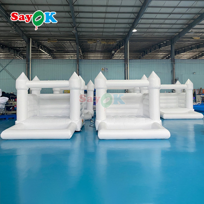Sayok inflável White Bouncer Pequeno inflável Bouncy festa de casamento Bounce House Slide Para Crianças