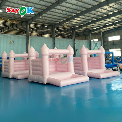 Sayok inflável White Bouncer Pequeno inflável Bouncy festa de casamento Bounce House Slide Para Crianças