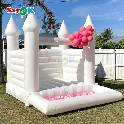 Castelo Insuflável para Festas ao Ar Livre, Casamento, Casa de Saltos com Piscina de Bolinhas