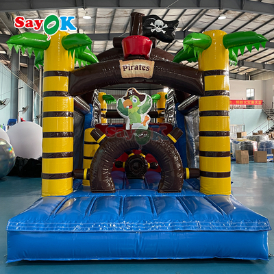 Sayok Customizado Commercial Bouncing Inflatable Bounce Castle Navio Pirata Inflatable Bouncer Slide para crianças