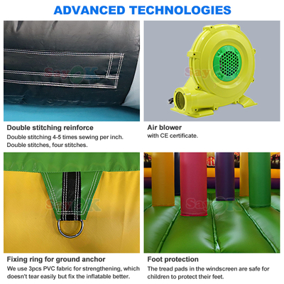 Sayok Customizado Commercial Bouncing Inflatable Bounce Castle Navio Pirata Inflatable Bouncer Slide para crianças