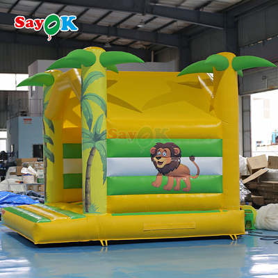 4m Crianças Inflável Bounce House Impressão Animal Inflável Criança Bouncer Pequeno Inflável Bouncy Castle