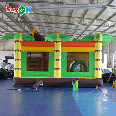 Infláveis comerciais Dinossauro Slide de casa de salto inflável para evento ao ar livre
