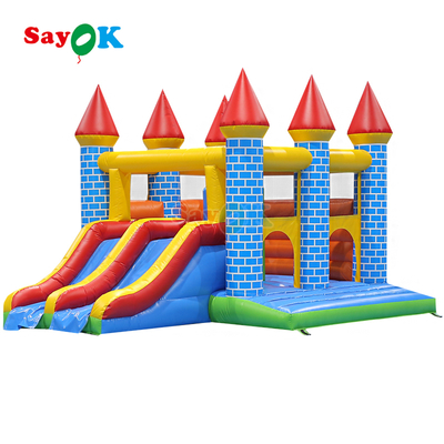 Castelo insuflável comercial Sayok em PVC, combo para eventos ao ar livre