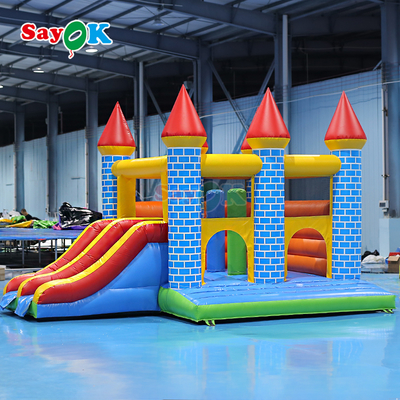 Castelo insuflável comercial Sayok em PVC, combo para eventos ao ar livre