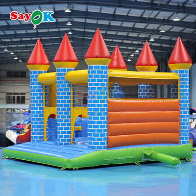 Castelo insuflável comercial Sayok em PVC, combo para eventos ao ar livre