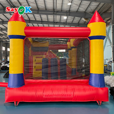 Combo Casa de Salto Comercial Lona com Escorregador