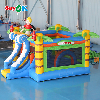 Sayok Surf temático inflável Bouncer Castle Commercial Bouncy Castle inflável combo para crianças