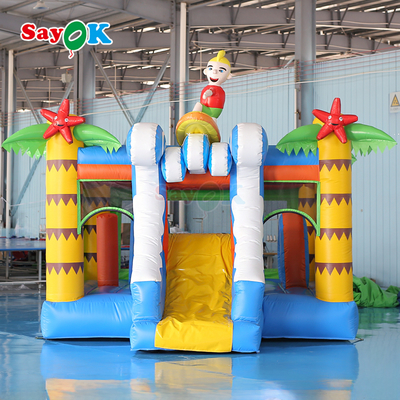 Sayok Surf temático inflável Bouncer Castle Commercial Bouncy Castle inflável combo para crianças