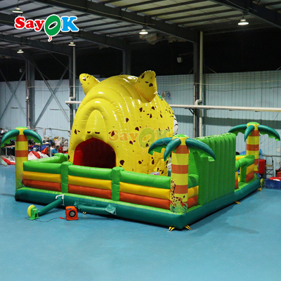Tiger Jungle temática casa de salto inflável castelo gigante para crianças