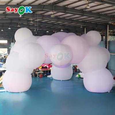 Tenda insuflável gigante com tema de nuvem Sayok Tendas infláveis para festas para eventos ao ar livre
