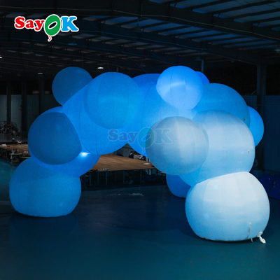 Tenda insuflável gigante com tema de nuvem Sayok Tendas infláveis para festas para eventos ao ar livre