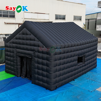 Sayok Tenda de festa noturna inflável grande de 26 pés ao ar livre, tenda de discoteca inflável, boate com luzes