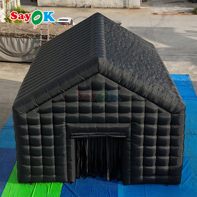 Sayok Tenda de festa noturna inflável grande de 26 pés ao ar livre, tenda de discoteca inflável, boate com luzes