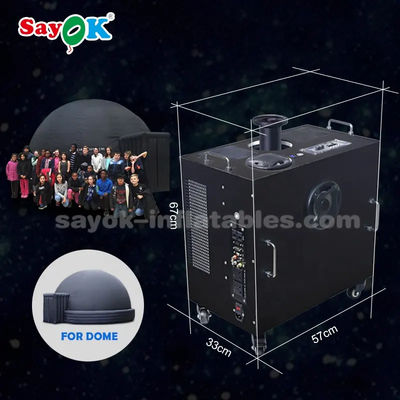 Planetário inflável portátil Sayok 6500LM com garantia de 1 ano e 4 rodas para projeção HD Fulldome